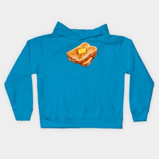 Vintage Toast Kids Hoodie